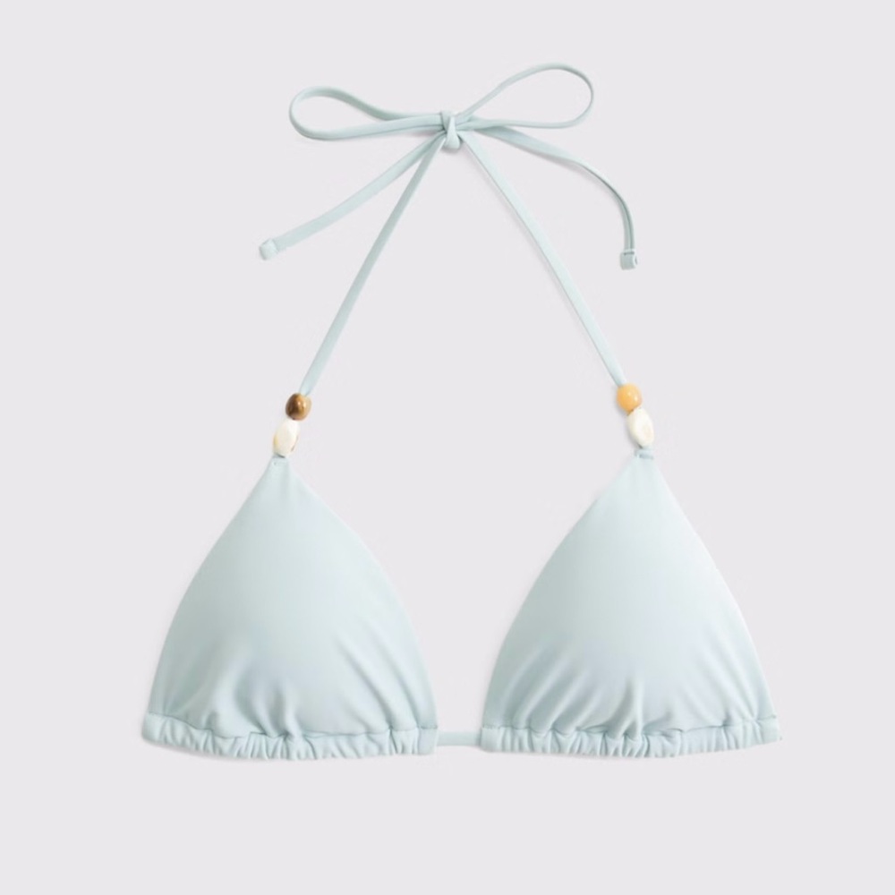 Abercrombie halter triangle bikini top